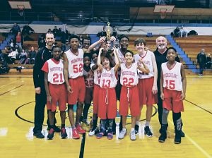 MHT Middle School Basketball team 2020